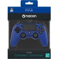 Miniatyrbild 3 av 4: Kompakt trådbunden spelkontroll - NACON - PS4 - Blå - 2 vibrationsmotorer