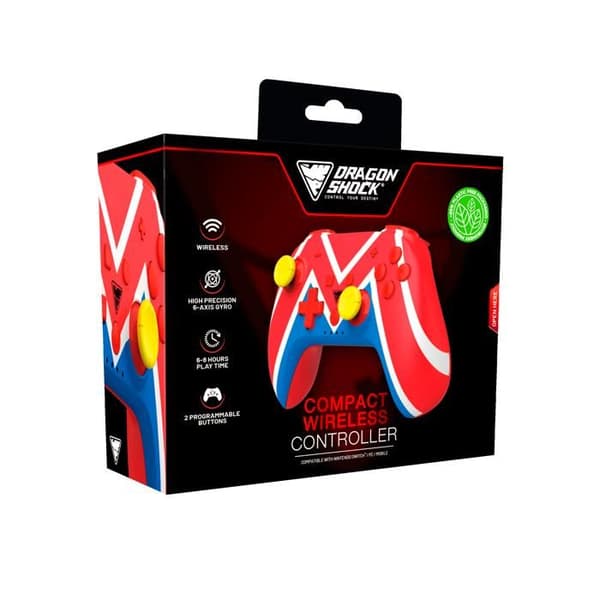 DragonShock - PopTop M Universe Bluetooth Wireless Compact Controller för Nintendo Switch och Switch OLED