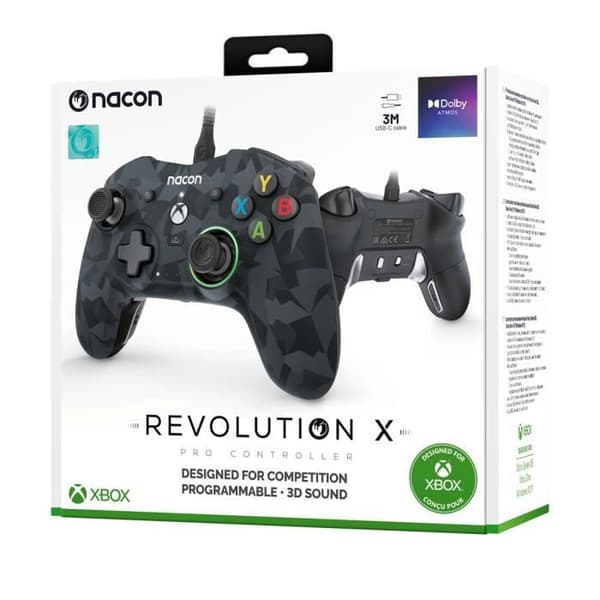 Gamepad - NACON - Nacon - Urban kamouflage - Kabelansluten - XBox och PC-kompatibel