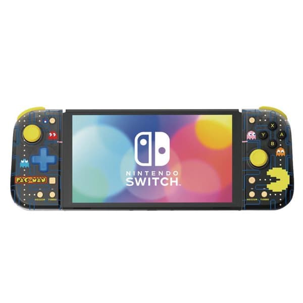 Hori videospelskontroller - NSW-417U - Split Pad Compact (PAC-MAN) - Officiell Nintendo-licens