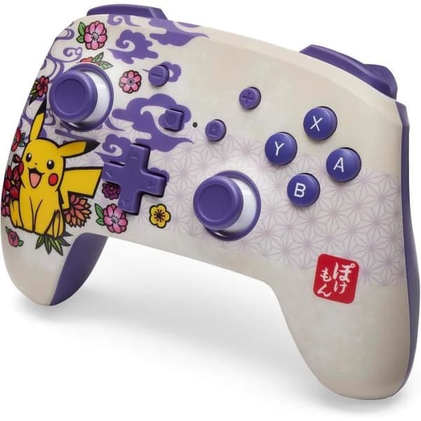Trådlös handkontroll - POWER A - Nintendo Switch - Pikachu Blossom