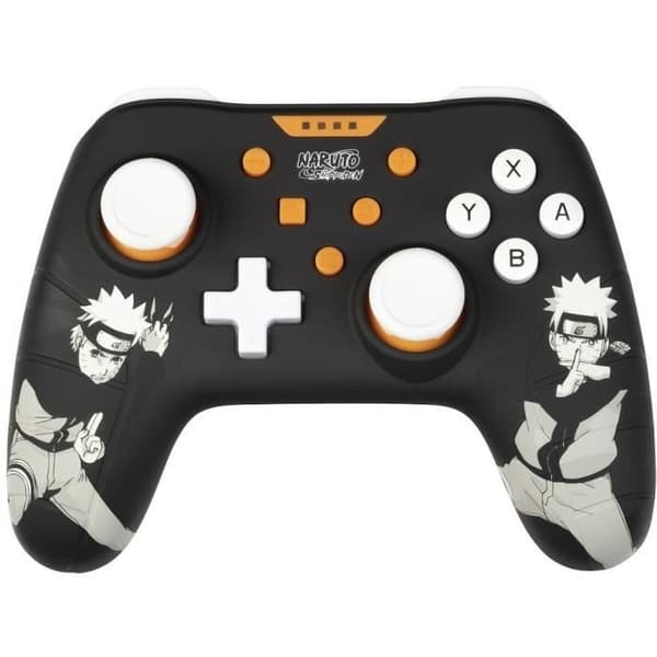 Naruto Shippuden trådbunden handkontroll - KONIX - Nintendo Switch, Switch OLED och PC - Vibrationsfunktion - 3 m kabel - Naruto motiv -