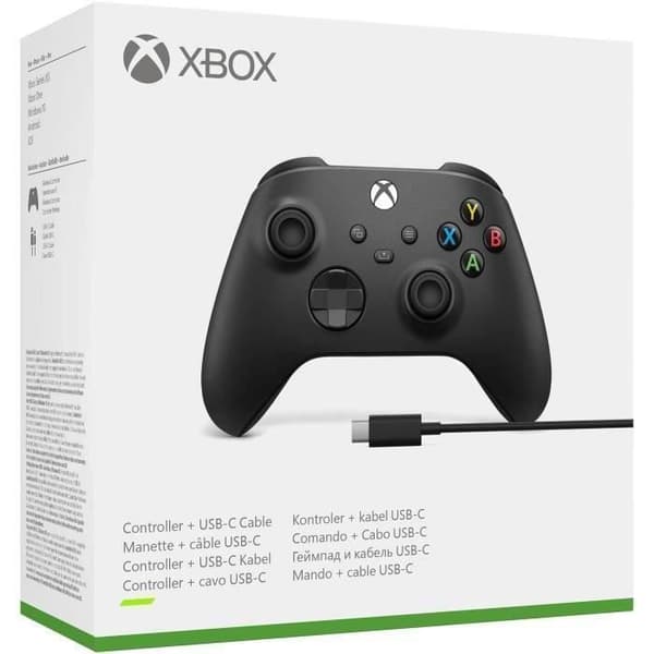 Xbox Wireless Controller med kabel för PC