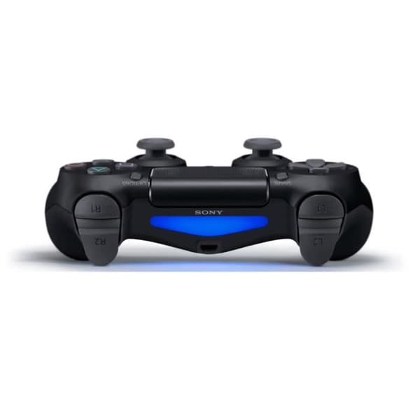 PS4 DualShock 4.0 V2 Jet Black Controller - PlayStation Official
