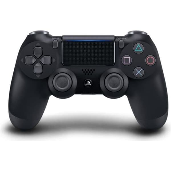 PS4 DualShock 4.0 V2 Jet Black Controller - PlayStation Official