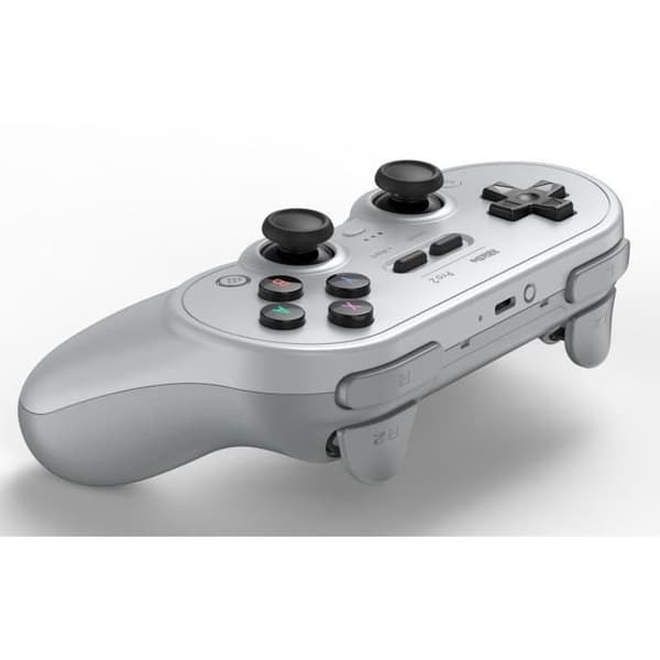 Bluetooth trådlös handkontroll - 8bitDo Pro2 Grey Edition - Switch, PC, Android, Raspberry Pi