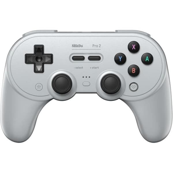 Bluetooth trådlös handkontroll - 8bitDo Pro2 Grey Edition - Switch, PC, Android, Raspberry Pi