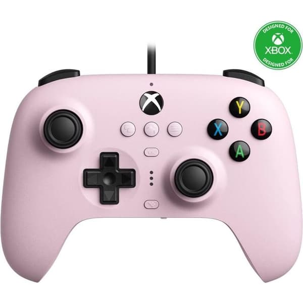 -8Bitdo Ultimate Wired Controller för Xbox Series X, Xbox Series S, Xbox One, Windows 10 och Windows 11 - Rosa