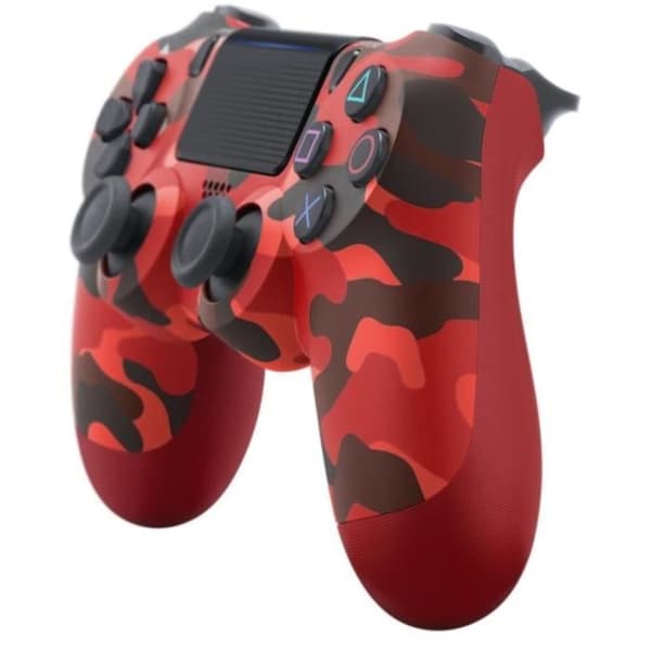 PS4 Controller DualShock 4.0 V2 Red Camouflage - PlayStation Official- REFURBISHED