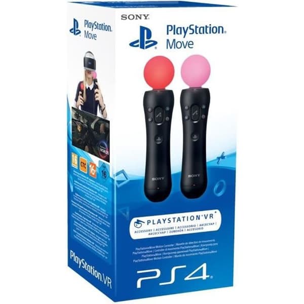 Ett par PlayStation Move-kontroller - PlayStation Official- USED