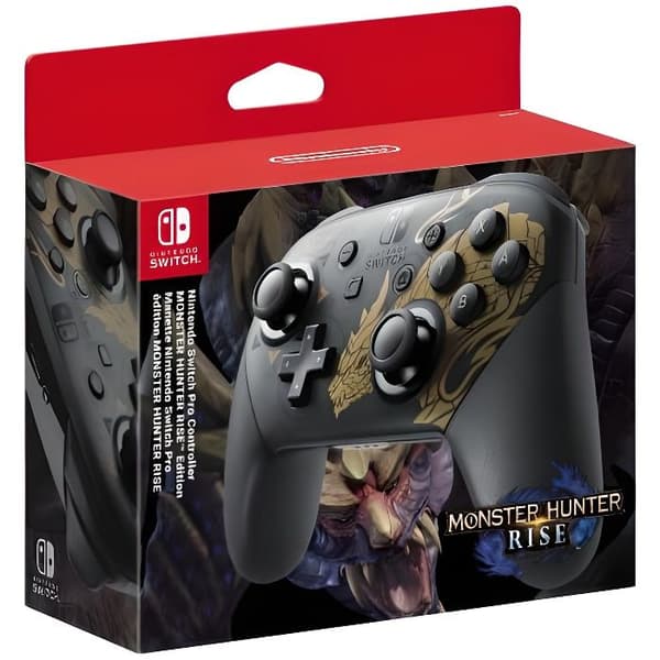 Switch Pro Controller för Nintendo Switch • Monster Hunter Rise Edition