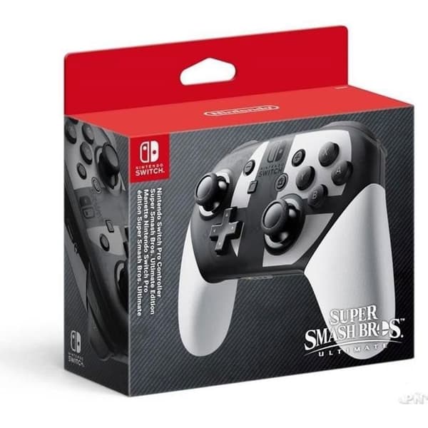 Nintendo Switch Pro Edition Controller Super Smash Bros Ultimate SVART