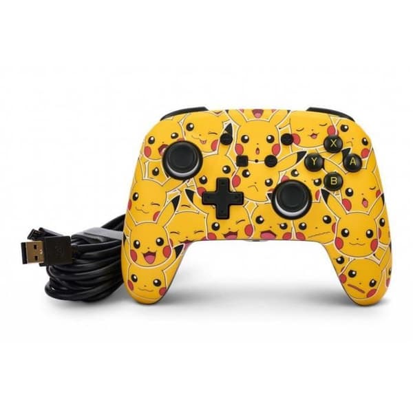 Kabelansluten handkontroll för Nintendo Switch - Pikachu Moods