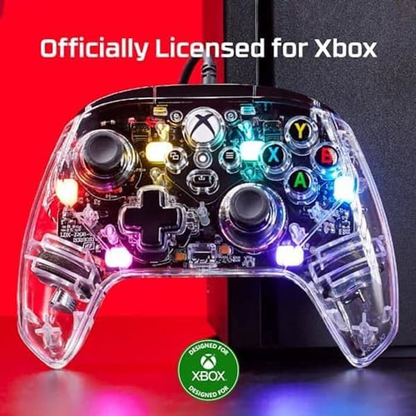 Gamepad - HyperX - Clutch Gladiate RGB - Kabelansluten - Xbox Series X|S-kompatibel - 7 RGB-färger