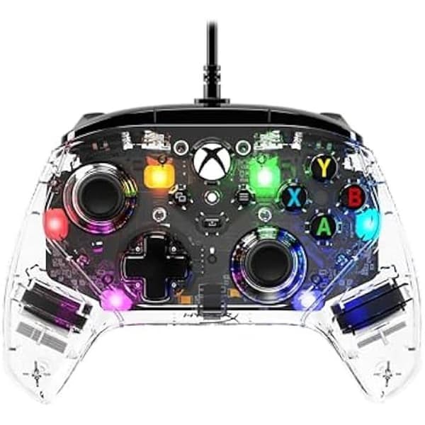 Gamepad - HyperX - Clutch Gladiate RGB - Kabelansluten - Xbox Series X|S-kompatibel - 7 RGB-färger