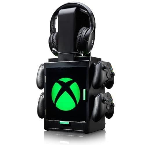 Spelskåp - NUMSKULL - Xbox Light Locker - LED - Controllerstöd - Svart