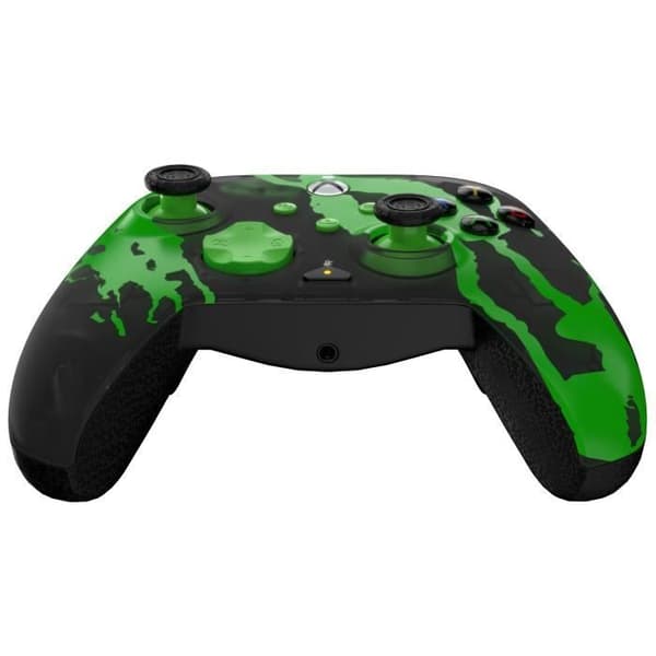 Gamepad - PDP - Rematch Glow Jolt Green - Kabelansluten - Vibration - Ljusande design