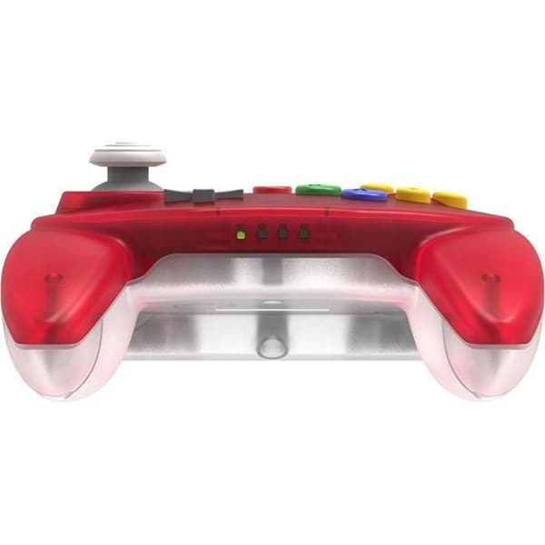 Retrogaming-Retro-Bit Tribute64 2,4 GHz trådlös gamepad för Nintendo 64/Switch/PC/Mac Clear Red