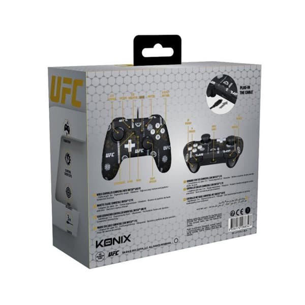 Spelkontroll - GAMESTOP LTD - Ufc-Tillbehör-SWITCH - Trådad - Svart - Nintendo Switch