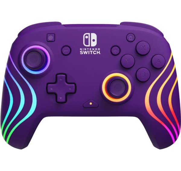PDP wireless controller Afterglow Wave Nintendo Switch, purple