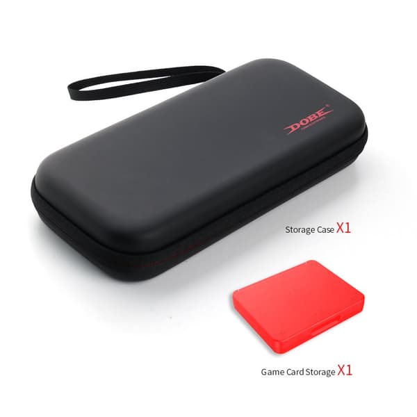 INF Elegant svart PU-bärväska för SWITCH 2 med korthållare