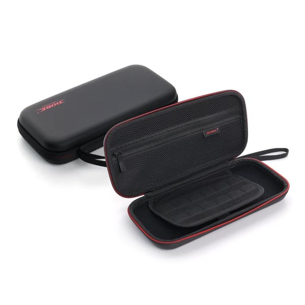 INF Elegant svart PU-bärväska för SWITCH 2 med korthållare