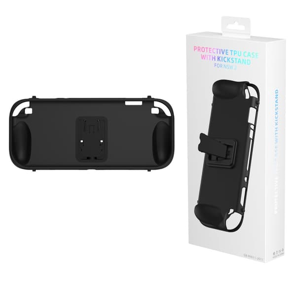 INF Beskyttende TPU-etui med stativ til Switch2-konsol