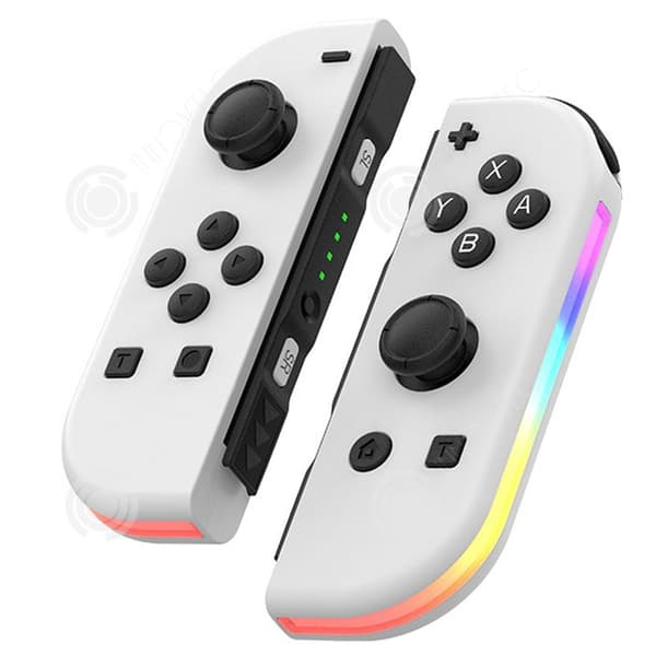 INN Controller Gamepads Ersättning L/R 6-axlig spelkontroll med dubbelvibrerande ergonomiskt gyroskop trådlös videospelskontroll