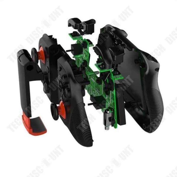 TD® trådlös Bluetooth-spelkontroll 142*90*46 mm oberoende knappar 360 joystick Lång batteritid