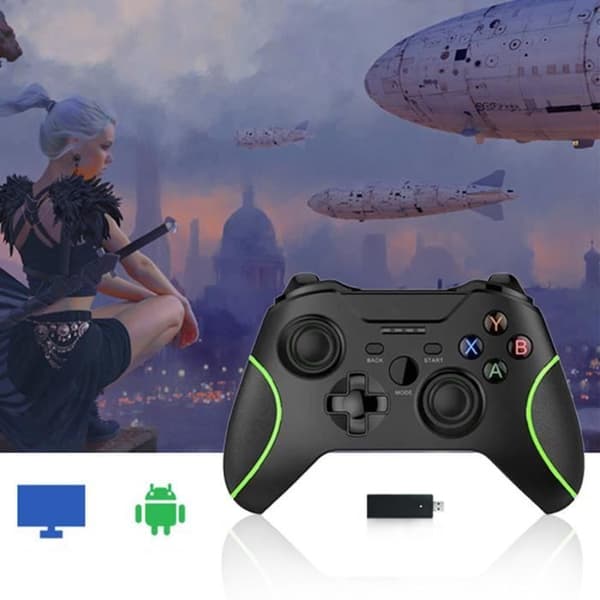 2.4G Bluetooth trådlös PC-spelkontroll