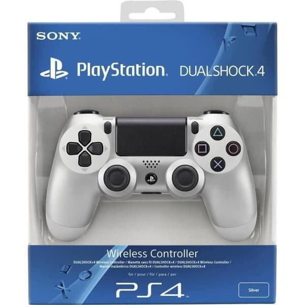 DualShock 4 Silver PS4 Gamepad- USED