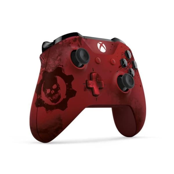Xbox One S trådlös handkontroll Gears of War 4 Crimson Omen Limited Edition- USED