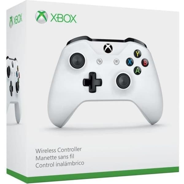 Vit Xbox One PC-kompatibel trådlös styrenhet- USED