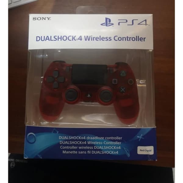 DUALSHOCK 4 PS4 KONTROLL CRYSTAL RED- USED