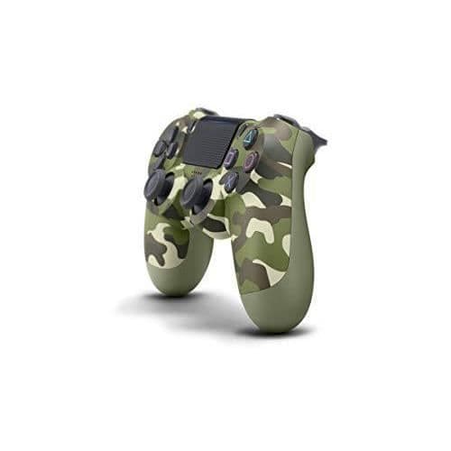 Sonys officiella PlayStation 4-kontroll, DUALSHOCK 4, Trådlös, Uppladdningsbart batteri, Bluetooth, Grön Camo- USED