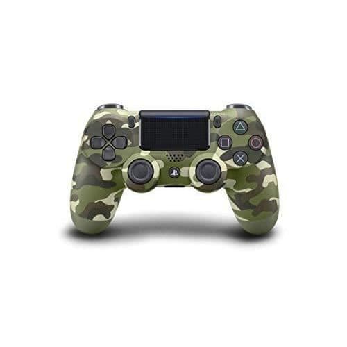 Sonys officiella PlayStation 4-kontroll, DUALSHOCK 4, Trådlös, Uppladdningsbart batteri, Bluetooth, Grön Camo- USED
