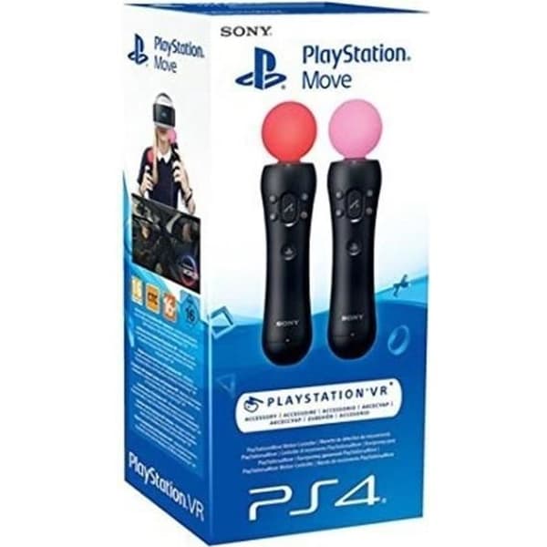 Ett par PlayStation Move 4.0-kontroller - Officiell PlayStation- USED