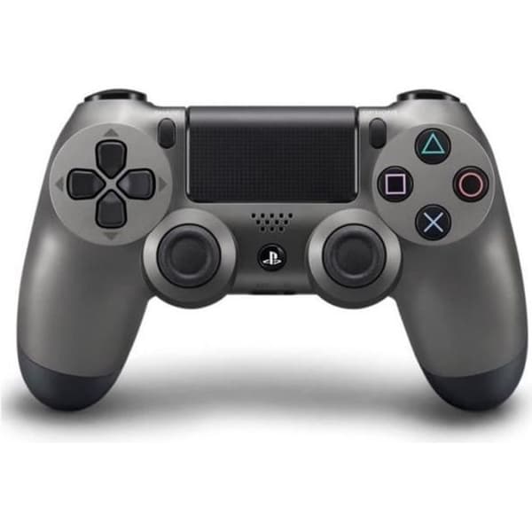 PS4 DualShock V1 Steel Black Controller - PlayStation Official- USED