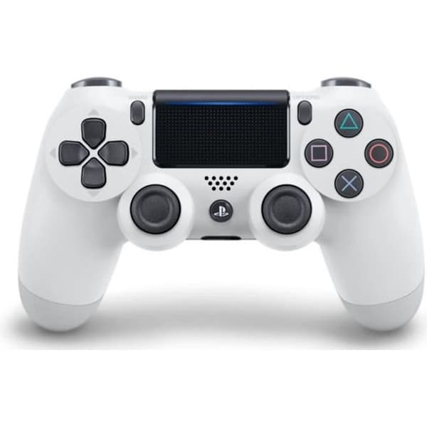 PS4 DualShock 4.0 V2 Controller White/Glacier White - PlayStation Official- USED