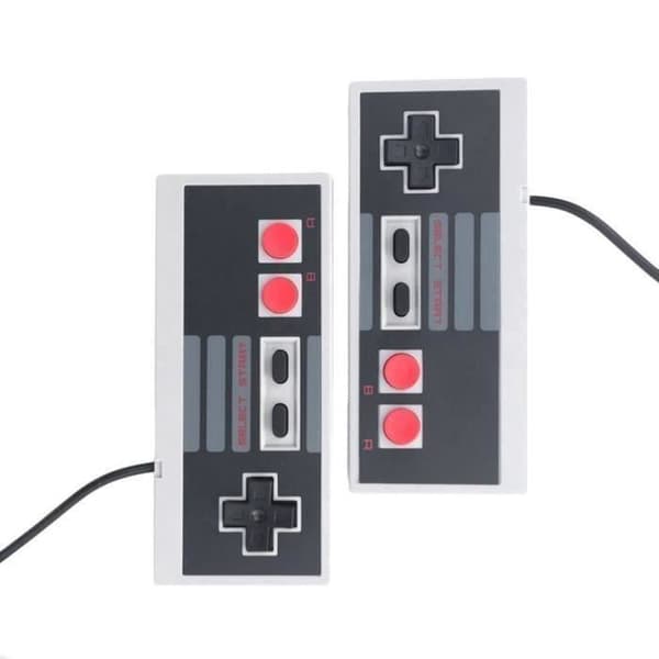 Professionell trådbunden spelkontroll Gamepad Klassisk spelkonsol Joypad med 500 klassiska spel för Nintendo NES E Da13208- USED