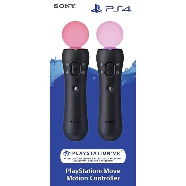 VIDEOSPELSKONTROLL, PlayStation Move 4.0 Pair, Motion Controller139- USED