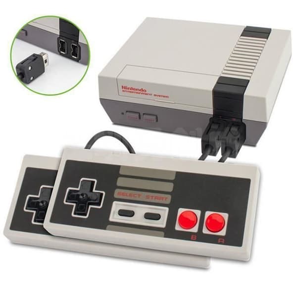 Controller för Nintendo NES Classic Mini Edition 2016 - Kabel 1m80 - Videospel Classic Wired Controller, 2PCS- USED