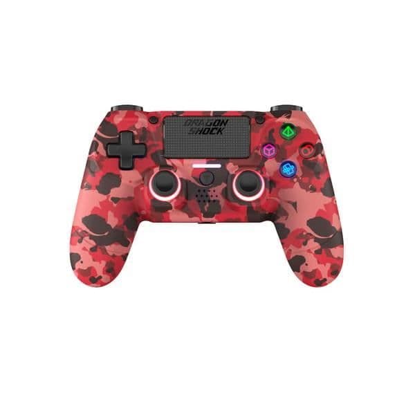 Gamepad - DragonShock - MIZAR BT - Camouflage Red - Bluetooth - Vibration