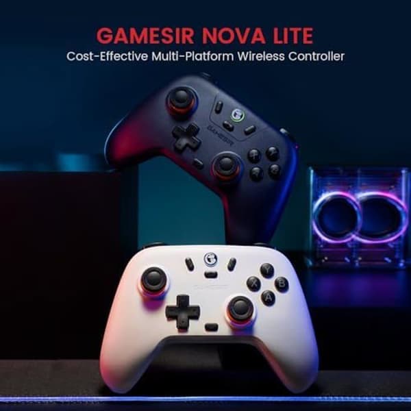 Spelkontroll - GAMESIR - T4 Nova Lite - Tri-lägesanslutning - 10h batteritid - Joysticks utan dödzon