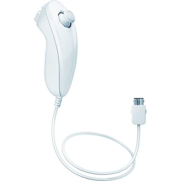 Wii Nunchuk Controller - Wii U White- REFURBISHED