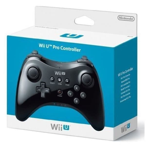 Manette Klassisk Wii U Pro Svart- REFURBISHED