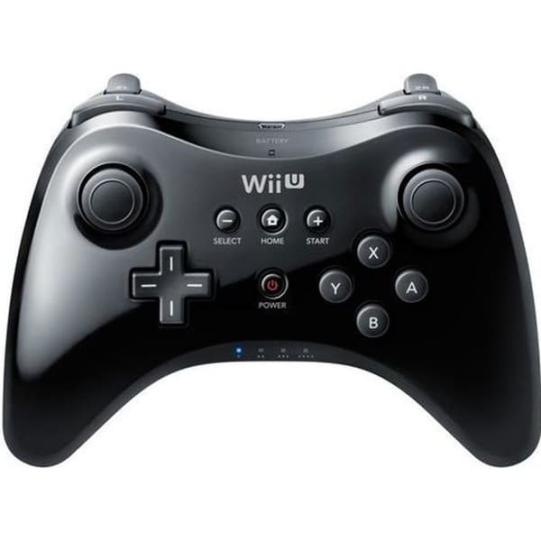 Manette Klassisk Wii U Pro Svart- REFURBISHED