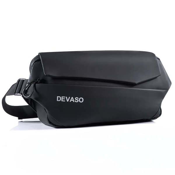 INF Snygg Svart Magnetisk Stängning Crossbody Väska för Gaming