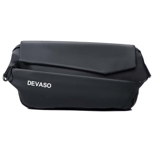 INF Snygg Svart Magnetisk Stängning Crossbody Väska för Gaming