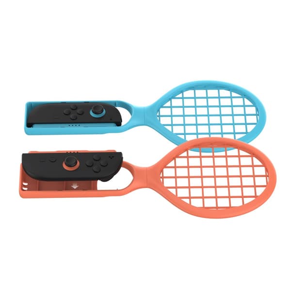 INF Forbedre spillet ditt: SWITCH 2 Tennis Racket Set - Blå og oransje